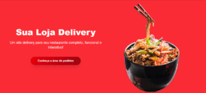 Uma plataforma digital para serviços de delivery.